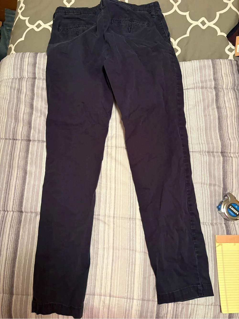 Aeropostale Men's Navy Blue Chino Pants